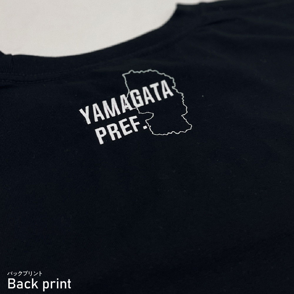 東根市 マンホールＴシャツ(黒) Mサイズ hi004-hi050-002r-m