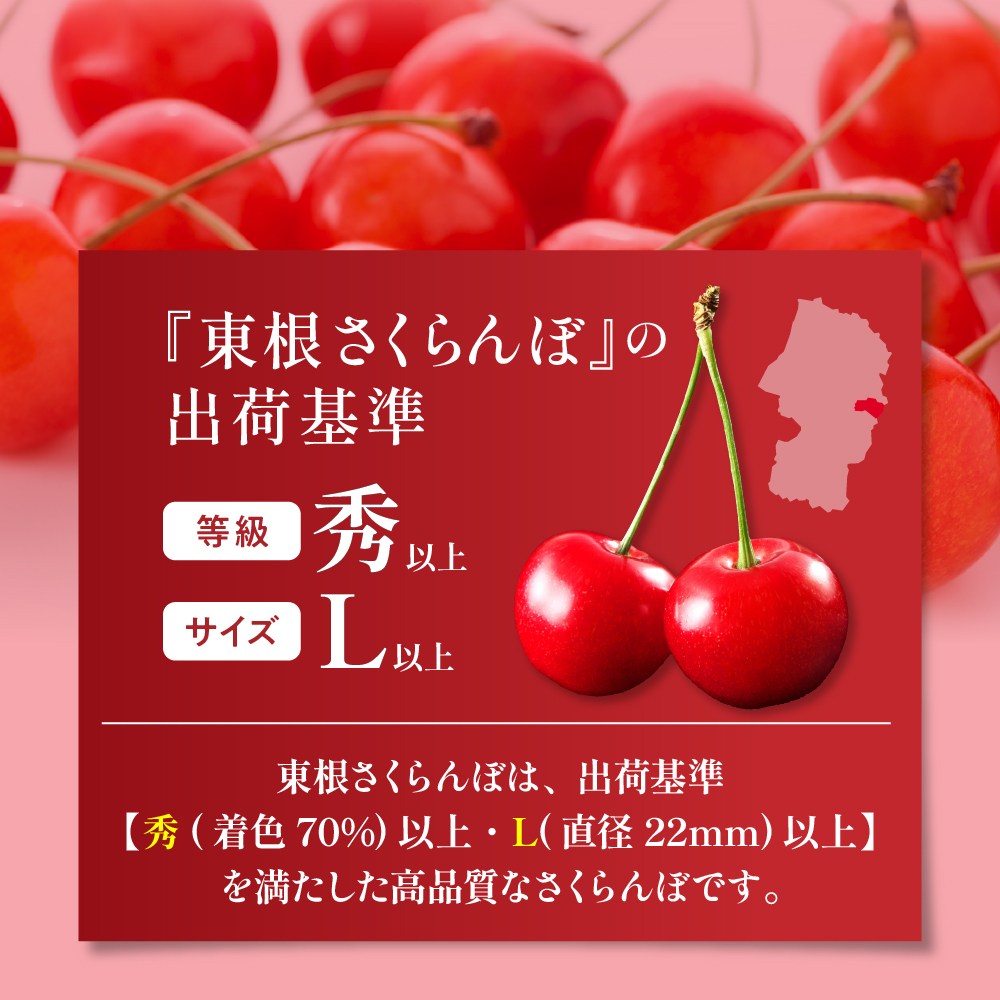 2026年 GI東根さくらんぼ「佐藤錦」1kgバラ詰め(500g×2ﾊﾟｯｸ) 東根農産センター提供 山形県 東根市 hi027-214