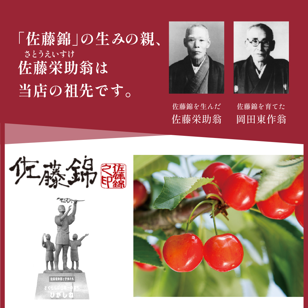 さくらんぼ佐藤錦 100％ ジュース 200ml 佐藤錦提供 hi029-034 200ml×1本