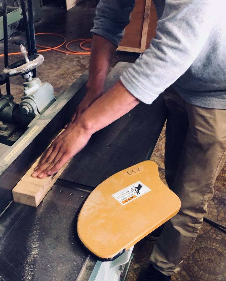 キノコスツール (イエローチェック) 2脚 山形県 東根市 hi051-011