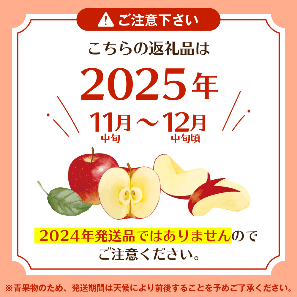 【2025年 先行予約】 洋なし「ラ・フランス」＆りんご「サンふじ」　全２回定期便 (2025年11月スタート) 山形県 東根市 hi026-022-1