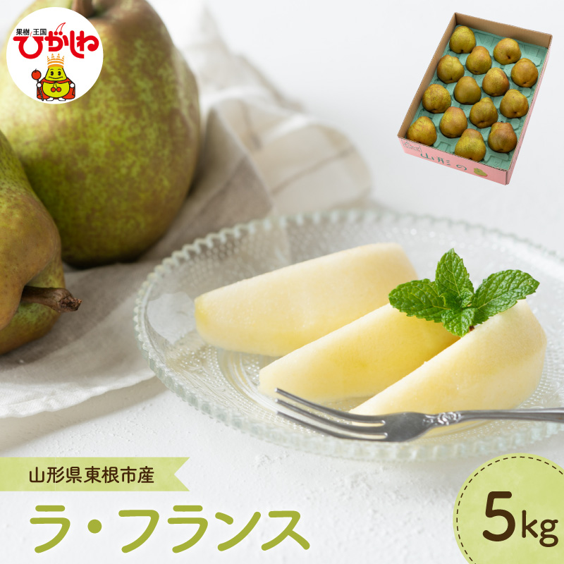 【2026年産】 洋なし「ラ・フランス」 5kg よってけポポラ提供 hi003-168 5kg