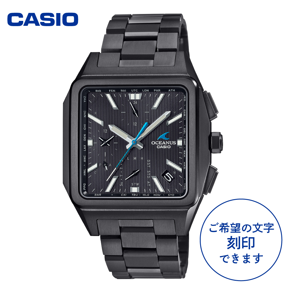 【CASIO】腕時計 OCEANUS OCW-T5000B-1AJF ≪名入れ有り≫ 山形県 東根市 hi011-123