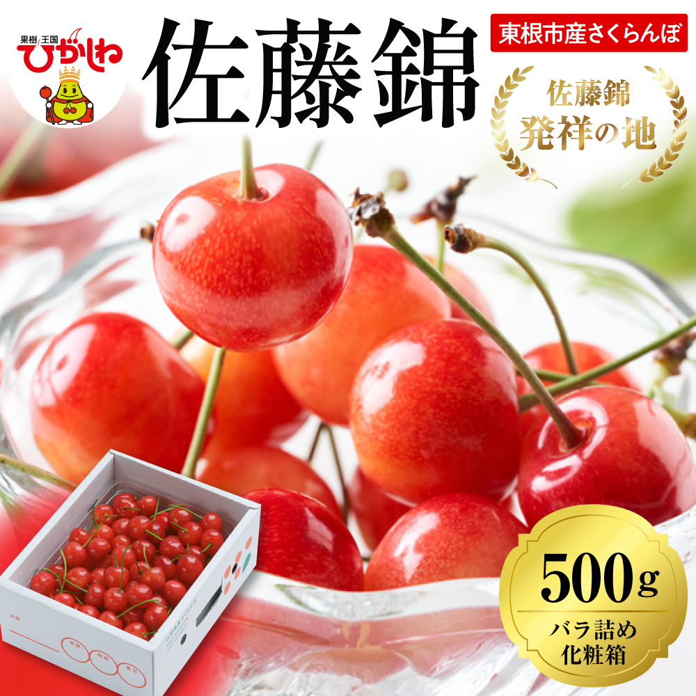 2026年 東根産さくらんぼ「佐藤錦」500gバラ詰め 秀品 Lサイズ 東根農産センター提供 山形県 東根市 hi027-221