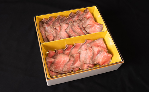 【数量限定】焼肉和牛料理金竹 尾花沢牛「雪降り和牛尾花沢」おせち 三段重 冷蔵 3-4人前 ローストビーフ 伊勢海老 解凍不要 おせち お節 重箱 kb-ocxx3 三段重（寄附額147,000）