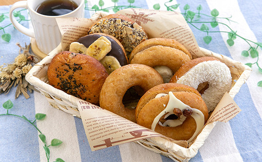 南陽のおいしいドーナツ店 "maaru"の ドーナツ詰合せ 10個セ