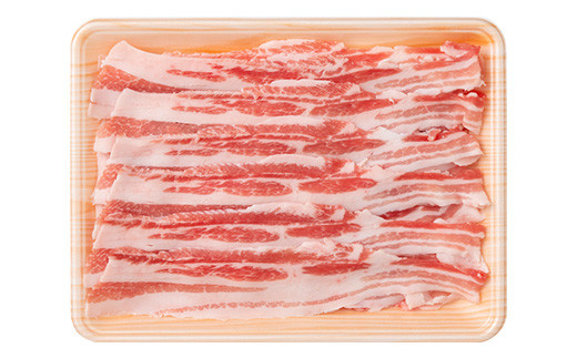 山形豚 バラ しゃぶしゃぶ用 600g 山形県産 銘柄豚 認定 ブラ