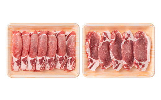 山形豚 ロース 生姜焼き用 600g & ロース とんかつ用 750g 山形