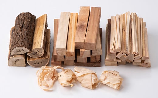 《火のごちそう FIREWOOD MIX》 薪 小サイズ 約5kg 『(有)遠藤製