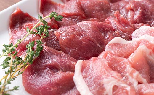 米澤豚一番育ち モモ 焼肉用 1.14kg (570g×2パック) & ロース 焼