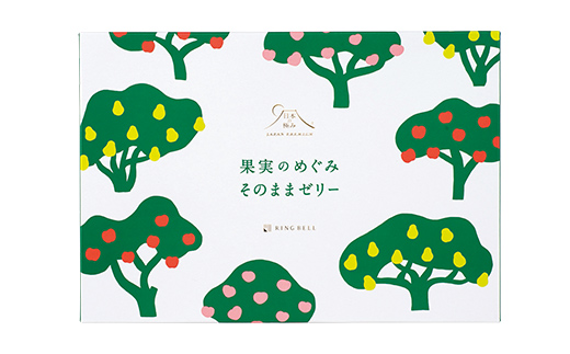 【日本の極み】 果実のめぐみそのままゼリー 3種 「りんご