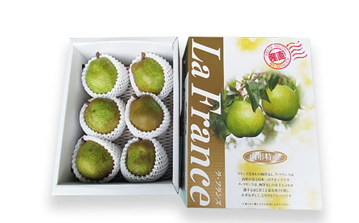 【令和7年産先行予約】 ラ・フランス 約2kg (5～6玉 秀 3L以上