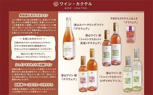 果樹園生まれの 漆山果樹園ワイン 「漆山ワイン (デラウェ