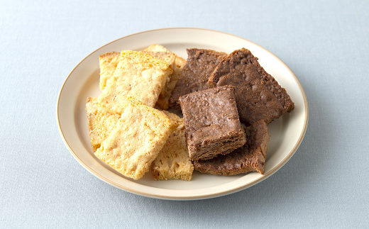 山形ラスク研究所 山形小麦ラスク 2缶セット (バニラ、ショ