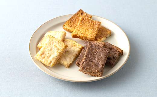 山形ラスク研究所 山形小麦ラスク 4缶セット (バニラ×2、チ