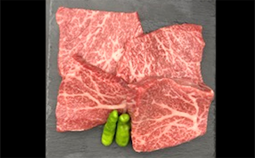 米沢牛モモステーキ100g×4枚と大浦葡萄酒 バレルエージング