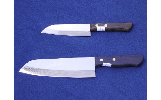 文化包丁とフルーツナイフのセット 各1丁 『(有)佐藤鉄工所