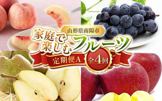 【令和8年産先行予約】 《定期便4回》 家庭で楽しむフルー
