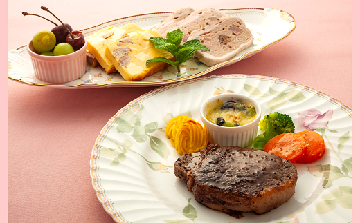 欧風レストラン“西洋葡萄”の 米沢牛 Ａ5等級 シャトーブ