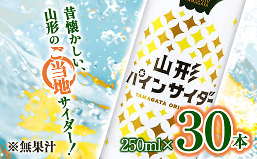 山形パインサイダー 250ml×30本入 『山形食品(株)』 JA山形お