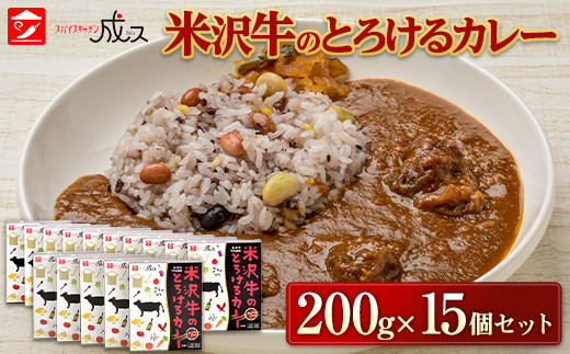 米沢牛のとろけるカレー (200g×15個セット) 『スパイスキッ