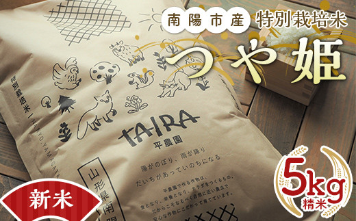 【令和7年産 新米 先行予約】 特別栽培米 つや姫 5kg 《令和7