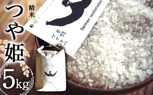 令和7年産 特別栽培米 つや姫 (精米) 5kg 『最上園』 米 白米 