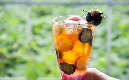 漆山果樹園 ぶどう狩り ＆ 無添加ジェラートのカフェ利用