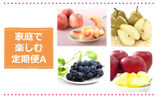 【令和7年産先行予約】 《定期便4回》 家庭で楽しむフルー