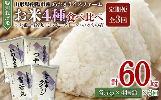 《定期便3回》 令和7年産 金賞受賞農家のお米(特別栽培米) 4