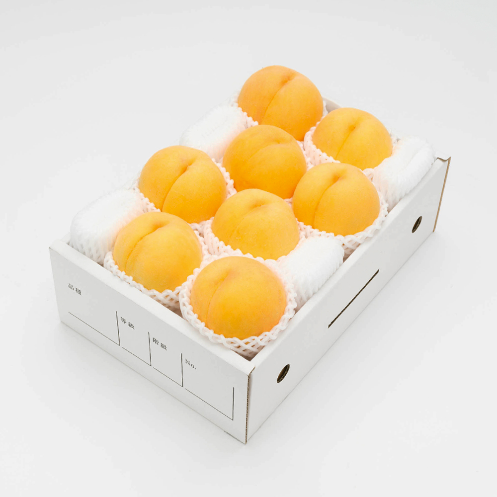 《先行予約》有袋黄桃 秀品 品種おまかせ 化粧箱入り 約2kg 令和8年産 2026年産 山形県産 果物 ※沖縄・離島への配送不可 ns-mootx2