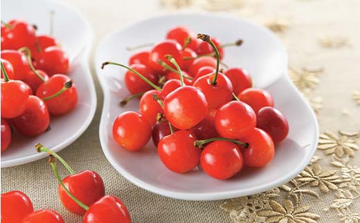 先行予約 2026年度発送【山形県さくらんぼ定期便3回】山形県産さくらんぼ3品種（紅さやか・佐藤錦・紅秀峰） F4A-0386