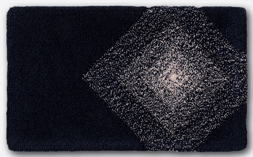 《穂積繊維工業》月山緞通 ウールラグ kibou グラデーション 50×80cm 山形県 中山町 F4A-0288