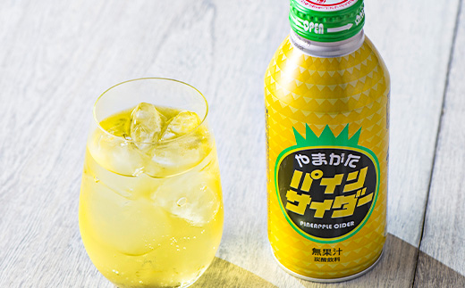 やまがたパインサイダー ボトル缶 380ml×24本 F4A-0263