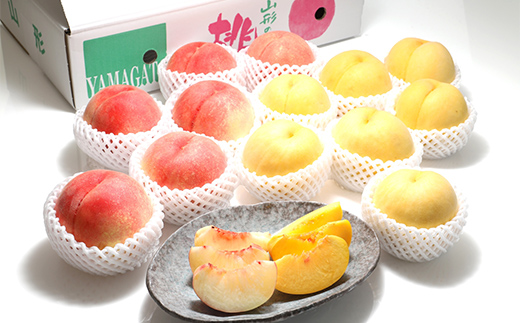  2026年先行予約 【定期便 5回】 フルーツ食べ尽し定期便A 桃 白桃 黄桃 すもも 秋姫 シャインマスカット ぶどう ラ・フランス 梨 洋梨 りんご リンゴジュース 果物 山形県 中山町 F4A-0442