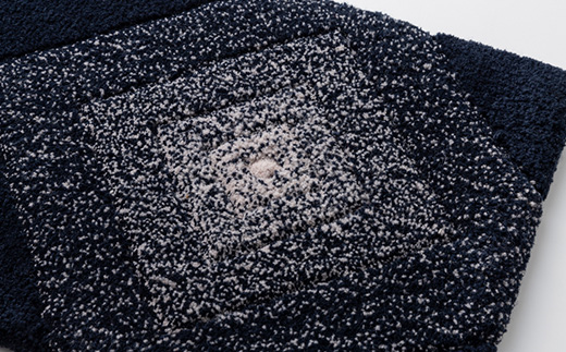 《穂積繊維工業》月山緞通 ウールラグ kibou グラデーション 50×80cm 山形県 中山町 F4A-0288