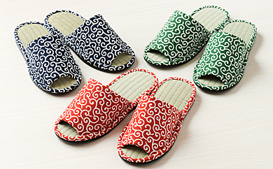 唐草スリッパ畳張り（2足セット）