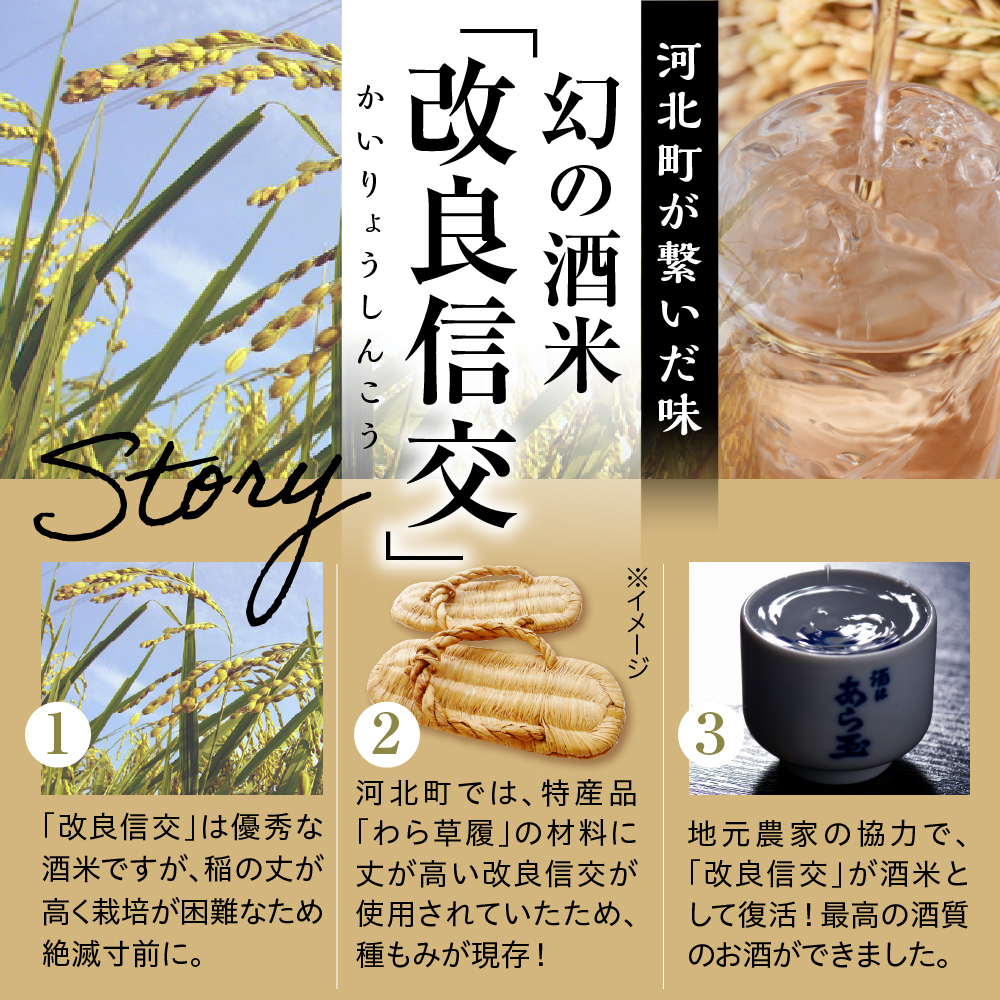 改良信交 純米大吟醸 あら玉