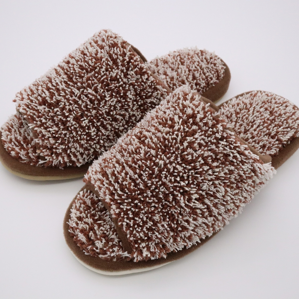 【Mサイズ・ブラウン】湯上りスリッパ 1足【数量限定】