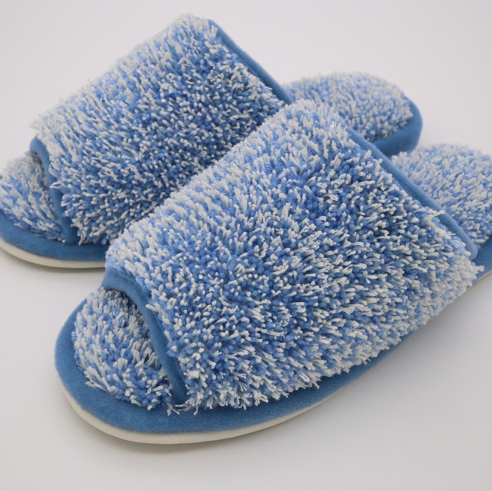 【Mサイズ・ブルー】湯上りスリッパ 1足【数量限定】