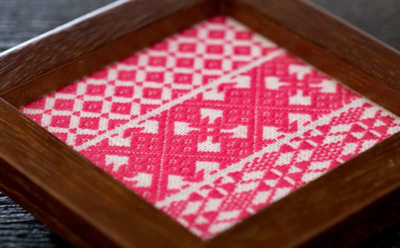 かほく紅こぎんフレーム 1点【ピンク】