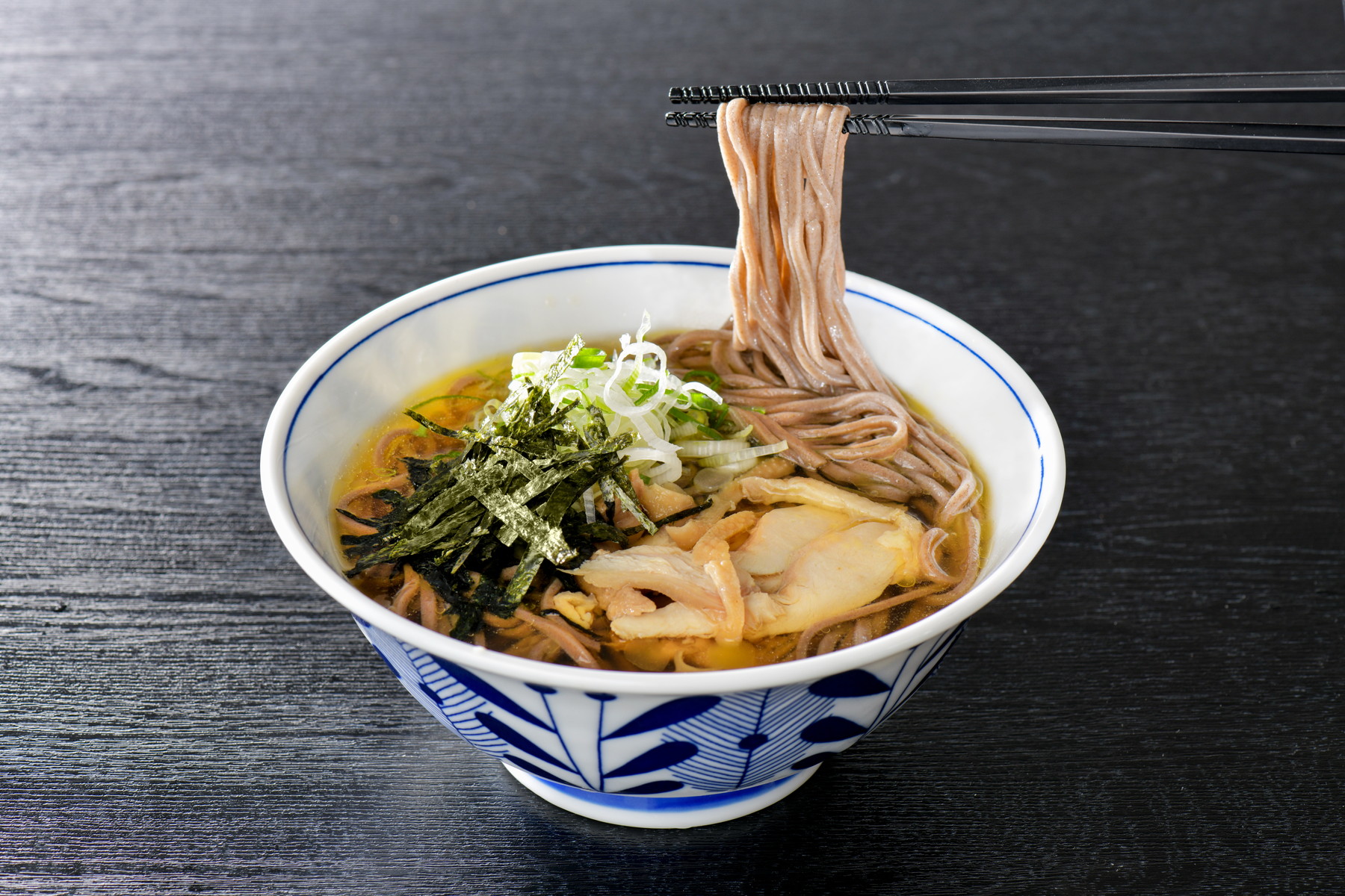 まる梅【謹製】かほく谷地の冷たい肉そば　生そば（約150g）×3人前セット！