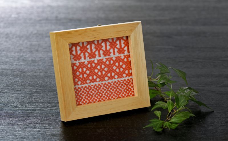 かほく紅こぎんフレーム 1点【オレンジ】