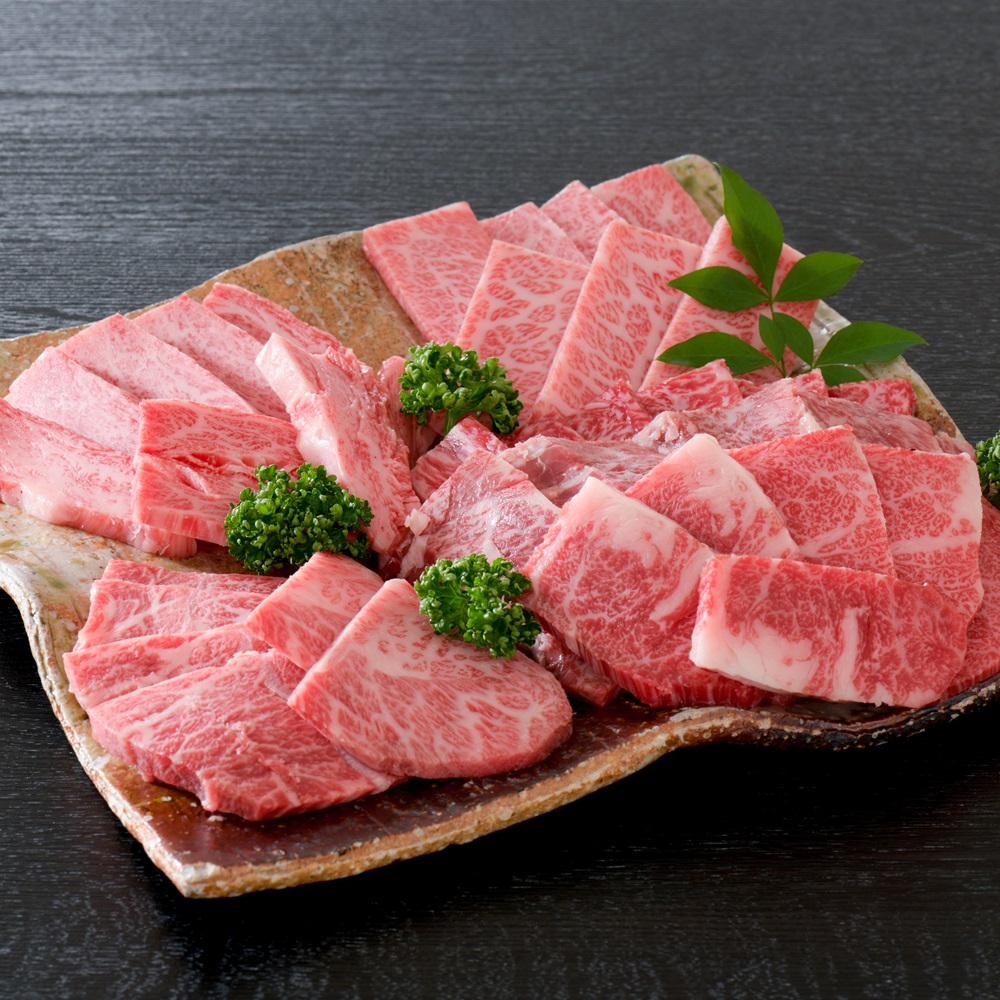 千日和牛 焼肉用盛り合わせ 約500g （ 山形牛 ）