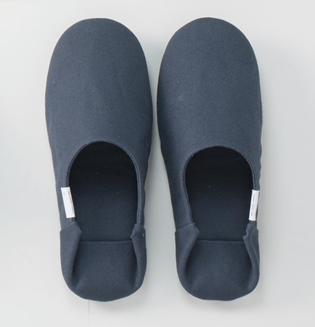 ☆Ｌサイズ・グレー☆ 帆布バブーシュ１足 グレー Lサイズ