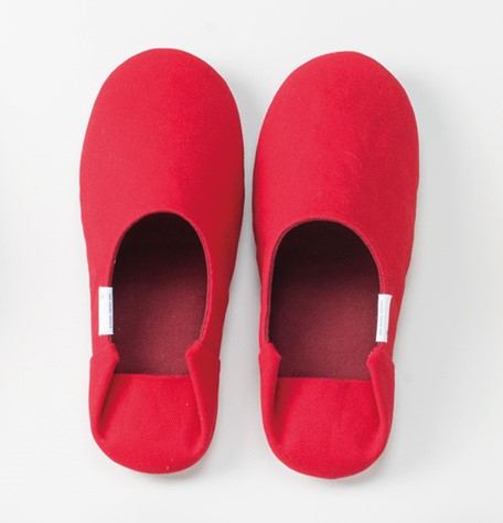 ☆Sサイズ・レッド☆ 帆布バブーシュ１足 レッド Sサイズ