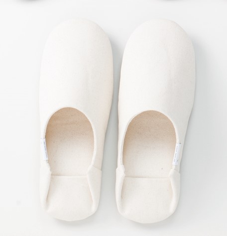 ☆Ｌサイズ・ナチュラル☆ 帆布バブーシュ１足 ナチュラル Lサイズ