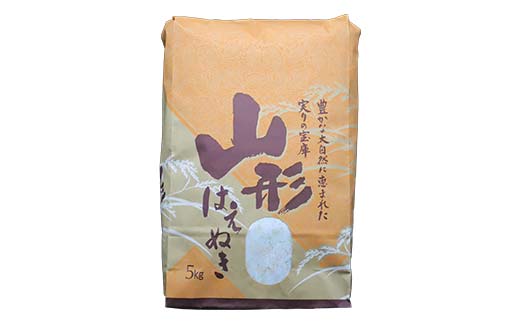FYN6-419 令和7年度 山形県産 はえぬき 5kg 精米 白米 米 こめ ライス ごはん ご飯 ブランド米 銘柄米 家庭用 自宅用 贈答用 お取り寄せ 食品 2025年 西川町 月山