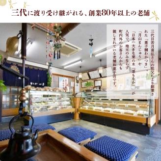 FYN6-159 【菓子舗わかつき】月山六十里越の里(羊羹)と月山ゆべし詰合せ 栗羊羹 くるみ羊羹 山形県 西川町 全国菓子大博覧会受賞 山形県 西川町