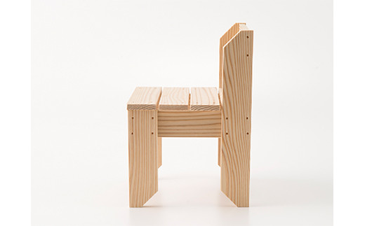 FYN9-317 西山杉インテリア イス（組み立てキット）